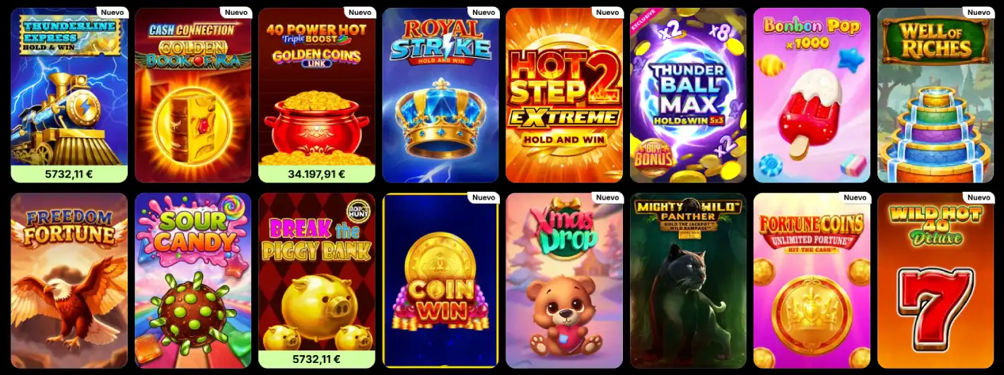 spinit Casino juegos